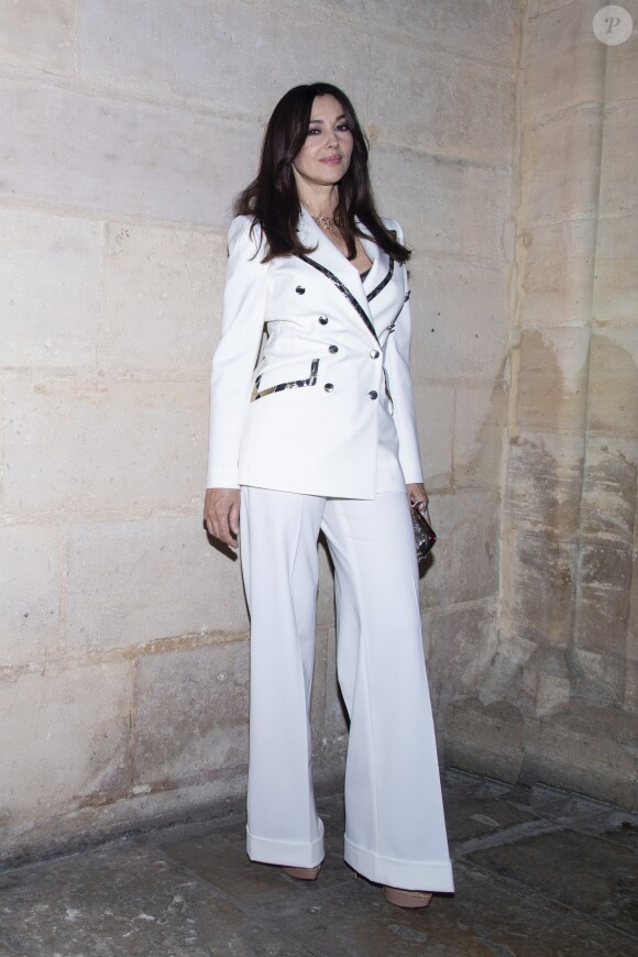 Monica Bellucci assiste à la soirée de lancement de la collection "Clash De Cartier" à la Conciergerie à Paris, France, le 10 avril 2019. © Pierre Perusseau/Bestimage