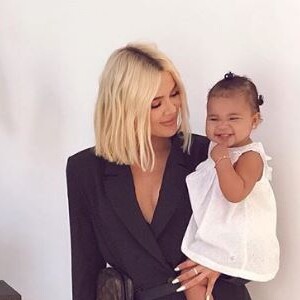 Khloé Kardashian avec sa fille True Thompson sur Instagram le 26 mars 2019.
