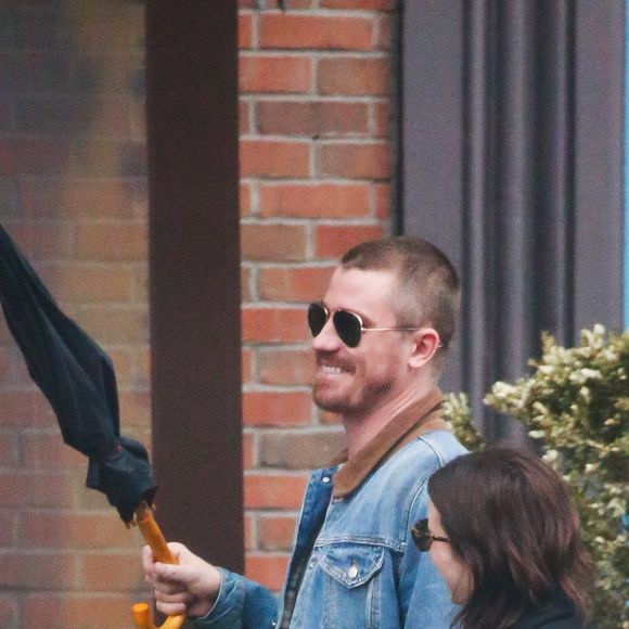 Exclusif - Emma Roberts et son nouveau compagnon Garrett Hedlund se promènent dans les rues de New York puis se rendent dans un hôtel le 31 mars 2019.