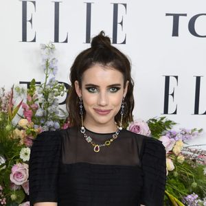 Emma Roberts au photocall du "ELLE Tribute to Emma Roberts" à Madrid, le 3 avril 2019.