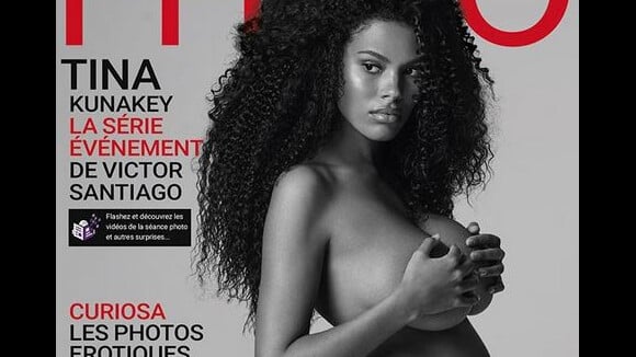 Tina Kunakey, enceinte et nue : sublime en couverture de magazine
