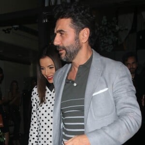 Eva Longoria et son mari José Baston sont allés diner avec Eugenio Derbez et sa femme Alessandra Rosaldo au restaurant Mr Chow à Beverly Hills, le 4 avril 2019.