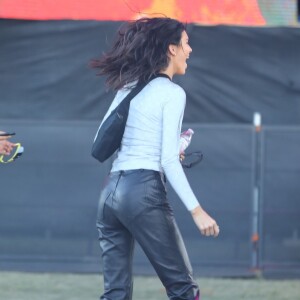 Exclusif - Kendall Jenner lors du concert de Jaden et Willow Smith au festival de Coachella à Indio le 13 avril 2019.