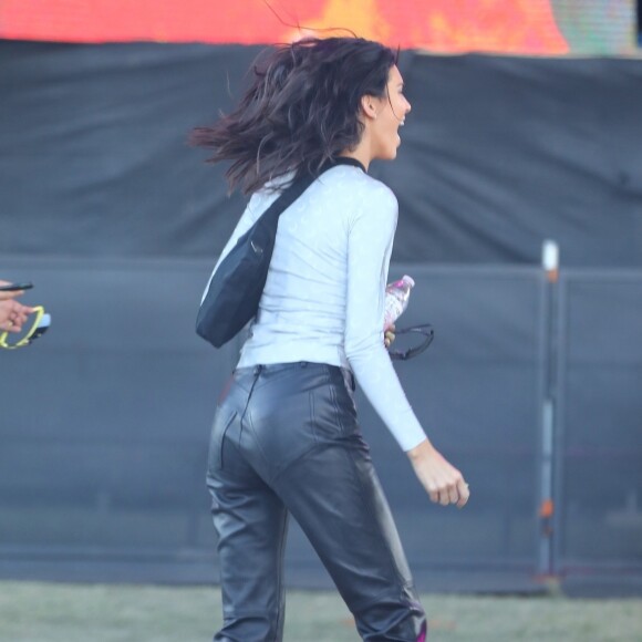 Exclusif - Kendall Jenner lors du concert de Jaden et Willow Smith au festival de Coachella à Indio le 13 avril 2019.