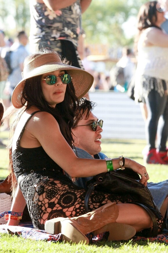 Vanessa Hudgens et son compagnon Austin Butler - People au festival de Coachella à Indio le 12 avril 2019.