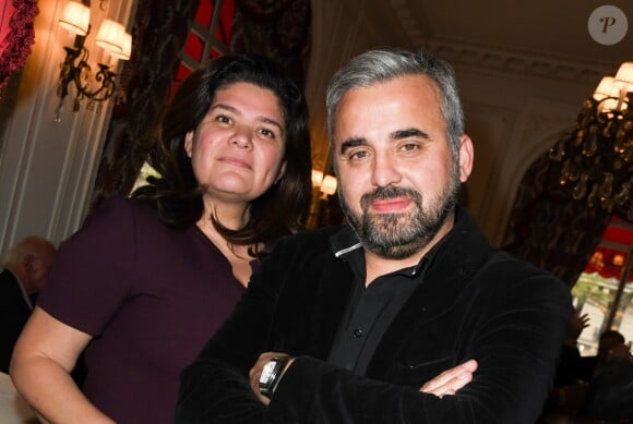 Raquel Garrido et Alexis Corbière - Lancement du livre "Sardou Regards" de B.Kossek à l'hôtel Raphael à Paris, France, le 15 avril 2019. © Coadic Guirec/Bestimage