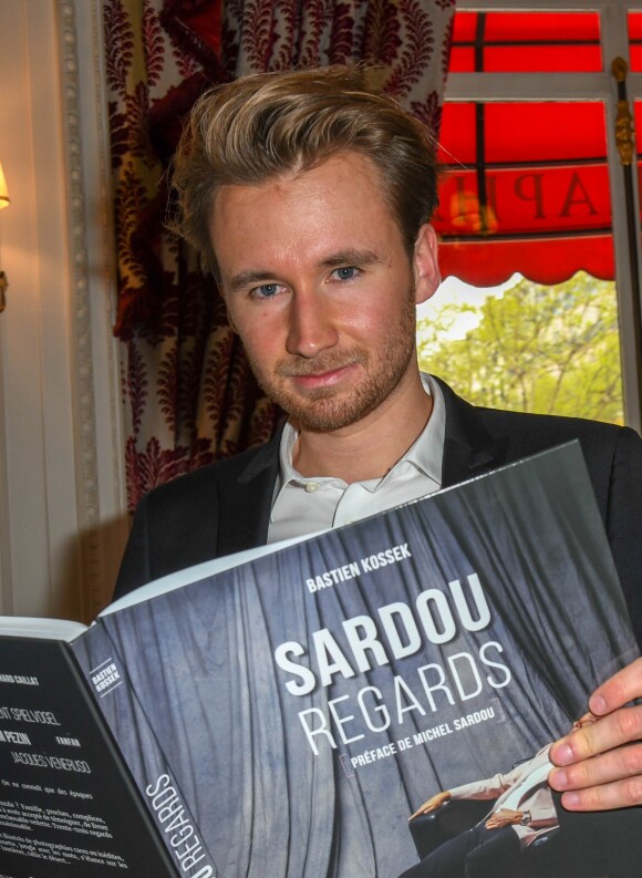 Bastien Kossek - Lancement du livre "Sardou Regards" de B.Kossek à l'hôtel Raphael à Paris, France, le 15 avril 2019. © Coadic Guirec/Bestimage