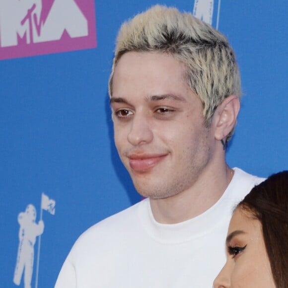 Ariana Grande et son ex Pete Davidson - Les célébrités arrivent aux 2018 MTV Video Music Awards à New York, le 20 août 2018.