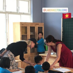 Laeticia Hallyday sur Instagram, le mercredi 17 avril 2019. Voyage au Vietnam.