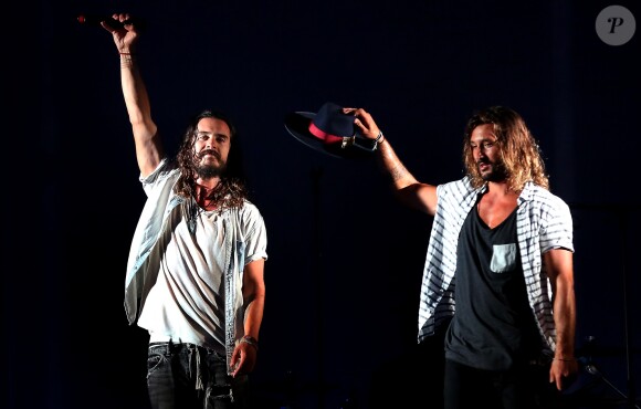 Semi-Exclusif - No Web No Blog - Concert d'adieu du groupe "Frero Delavega" (Jeremy Frerot et Florian Delavega) à Bordeaux. Le 10 juin 2017 © Patrick Bernard-Quentin Salinier / Bestimage