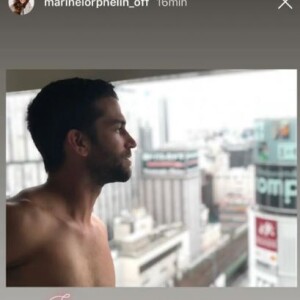 Marine Lorphelin a partagé cette photo de son amoureux Christophe pour son anniversaire. Le 16 avril 2019 sur Instagram.