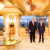 Le président Donald Trump rencontre le premier ministre japonais Abe Shinzo à la Trump Tower à New York le 23 Septembre 2018.