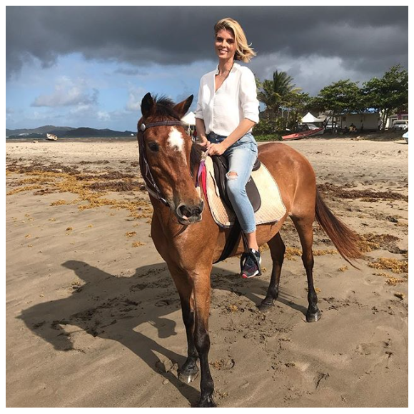 Sylvie Tellier à la Martinique le 16 avril 2019.