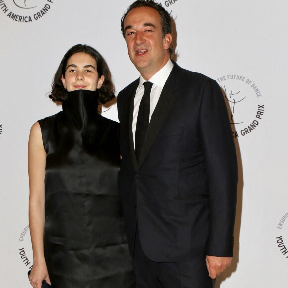 Olivier Sarkozy et sa fille Margot au gala du 20e anniversaire de YAGP (Youth america grand prix) organisé le 18 avril 2019 à New York.