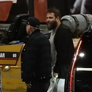 Exclusif - Adele et Simon Konecki arrivent au Staples Center de Los Angeles pour assister au concert de Elton John à Los Angeles le 25 janvier 2019.