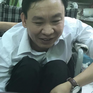 Laeticia Hallyday au Vietnam, le 20 avril 2019.