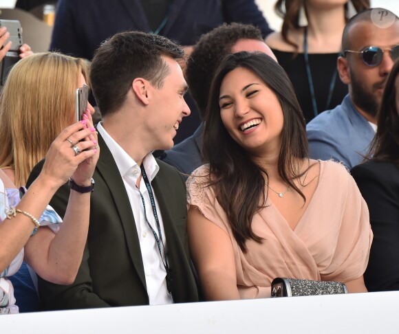 Louis Ducruet et sa fiancée Marie Chevallier lors de la soirée Amber Lounge UNITE Monaco 2018 au profit de la fondation de Jackie Stewart "Race Against Dementia" à l'hôtel Méridien Beach Plaza à Monte-Carlo, Monaco, le 25 mai 2018. © Bruno Bebert/Bestimage