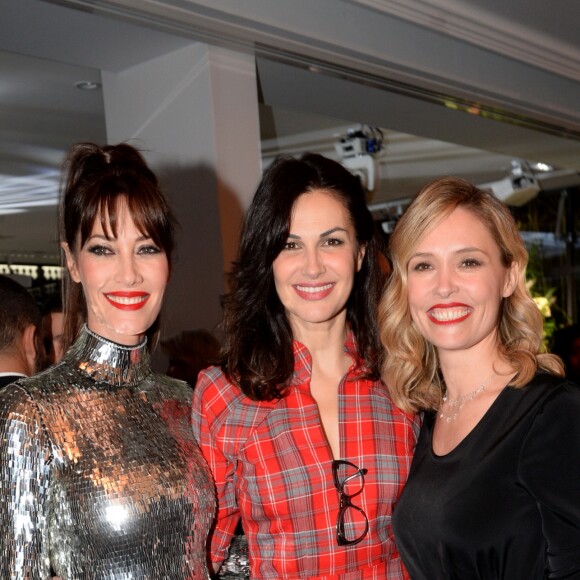 Mareva Galanter, Helena Noguerra et Lilou Fogli à la 17ème édition du "Dîner de la mode du Sidaction" au Pavillon d'Armenonville à Paris, France, le 24 janvier 2019. Depuis 2003, ce dîner permet de montrer l'engagement indéfectible du monde de la mode en faveur de la lutte contre le sida. © Rachid Bellak/Bestimage