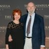 Jean-Pierre Marielle et sa femme Agathe Natanson - Inauguration de l'hôtel "The Peninsula" in Paris le 16 avril 2015.