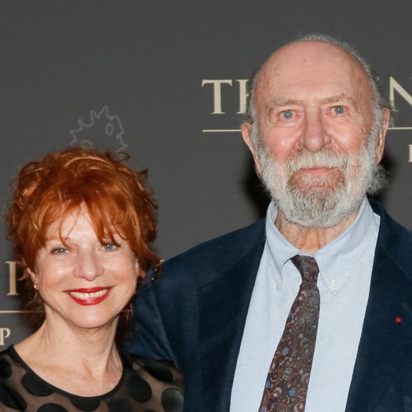 Jean-Pierre Marielle et sa femme Agathe Natanson - Inauguration de l'hôtel "The Peninsula" in Paris le 16 avril 2015.