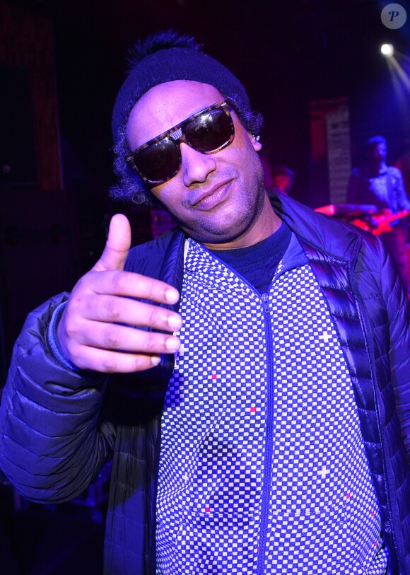 Doc Gynéco (Bruno Beausir) - Le collectif hip-hop français: Le Secteur Ä en showcase au Pau Brazil à Paris, France, le 5 avril 2018. © Veeren/Bestimage