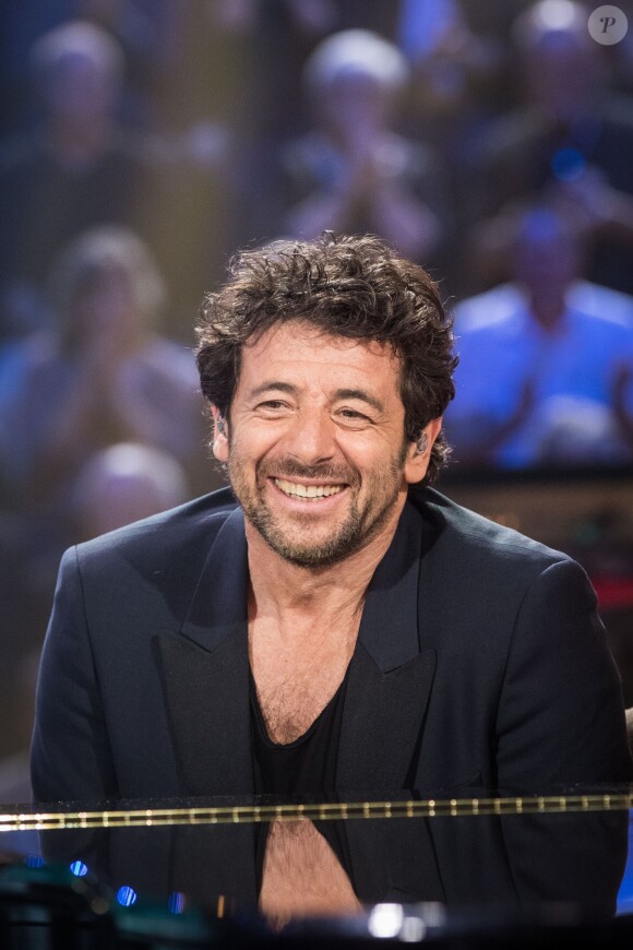 Exclusif - Patrick Bruel - Enregistrement de l'émission "Bon anniversaire Veronique Sanson" qui sera diffusée le 26 Avril 2019 à 21 heures sur France 3. Paris le 8 Avril 2019. Une grande soirée événement avec Véronique Sanson et ses amis. L'émission mettra à l'honneur les grandes dates de la vie de l'artiste. Pour chacune d'entre elles, la chanteuse devra replonger dans ses souvenirs pour retrouver à quel événement de sa vie cette date correspond. Une fois cet événement découvert, une surprise préparée dans le plus grand secret lui sera réservée par ses proches et les artistes qu'elle aime : des chansons en duo et en solo, des sketches inédits, des happenings. © Cyril Moreau / Bestimage