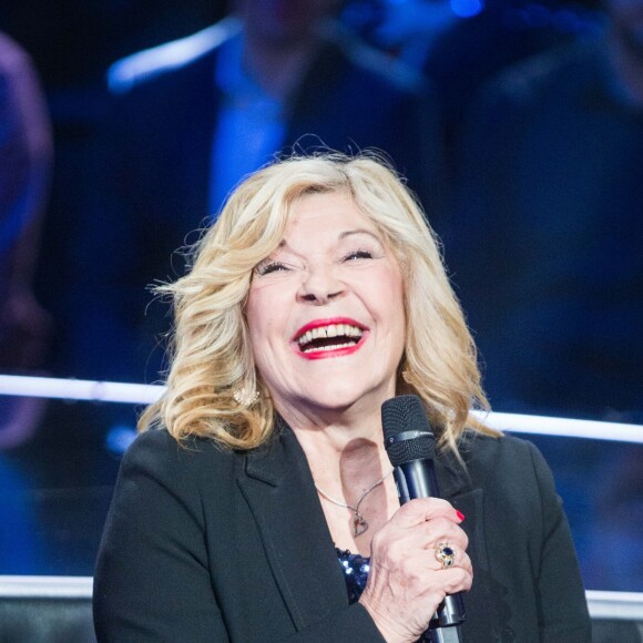 Exclusif - Nicoletta - Enregistrement de l'émission "Bon anniversaire Veronique Sanson" qui sera diffusée le 26 Avril 2019 à 21 heures sur France 3. Paris le 8 Avril 2019. Une grande soirée événement avec Véronique Sanson et ses amis. L'émission mettra à l'honneur les grandes dates de la vie de l'artiste. Pour chacune d'entre elles, la chanteuse devra replonger dans ses souvenirs pour retrouver à quel événement de sa vie cette date correspond. Une fois cet événement découvert, une surprise préparée dans le plus grand secret lui sera réservée par ses proches et les artistes qu'elle aime : des chansons en duo et en solo, des sketches inédits, des happenings. © Cyril Moreau / Bestimage