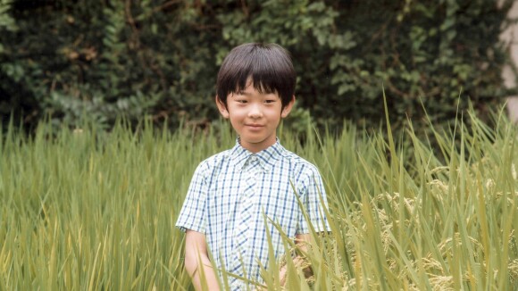 Le prince Hisahito du Japon, fils du prince Fumihito d'Akishino, lors de ses 10 ans le 6 septembre 2016 au palais d'Akasaka à Tokyo.