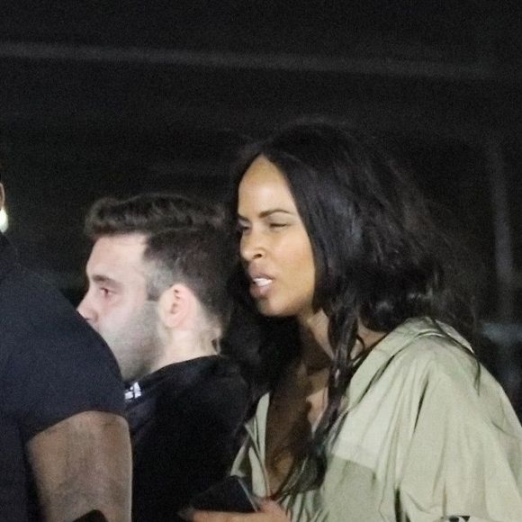 Exclusif - Idris Elba et sa fiancée Sabrina Dhowre au festival de "Coachella 2019" à Indio, le 20 avril 2019.