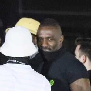 Exclusif - Idris Elba et sa fiancée Sabrina Dhowre au festival de "Coachella 2019" à Indio, le 20 avril 2019.