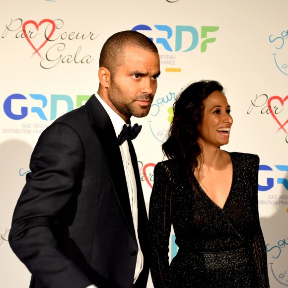 Exclusif - Tony Parker (président du festival Lyon gagne avec ses femmes) et sa femme Axelle Francine - Soirée "Par Coeur Gala" à l'Abbaye de Collonges à Lyon, France, le 14 septembre 2018. © Romain Doucelin/Bestimage