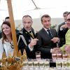 Emmanuel Macron, président de la republique. Le président de la République reçoit les métiers de bouche au palais de l'Elysée à Paris, pour la fête du 1er mai. © Xavier Popy / Pool / Bestimage