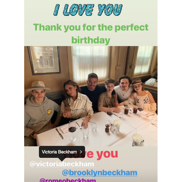 Anniversaire de David Beckham, le 2 mai 2019.