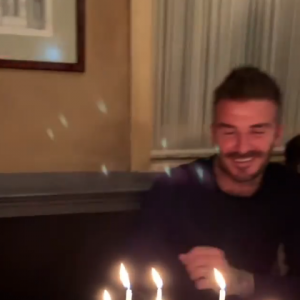 Anniversaire de David Beckham.