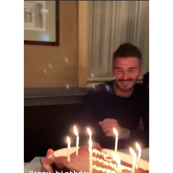 Anniversaire de David Beckham.