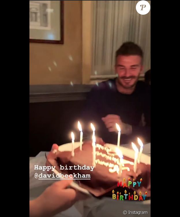 David Beckham Fete Ses 44 Ans En Famille Calins Et Bisous Avec Sa Fille Harper Purepeople