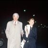 Daniel Toscan du Plantier et son épouse Sophie à Paris le 22 décembre 1990.
