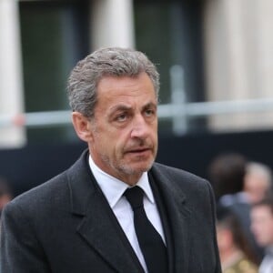 Nicolas Sarkozy - Obsèques du grand-duc Jean de Luxembourg en la cathédrale Notre-Dame de Luxembourg le 4 mai 2019. © Cyril Moreau - Alain Rolland/Bestimage