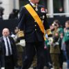 Le roi Carl XVI Gustaf de Suède - Obsèques du grand-duc Jean de Luxembourg en la cathédrale Notre-Dame de Luxembourg le 4 mai 2019. © Cyril Moreau - Alain Rolland/Bestimage