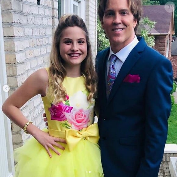 Larry Birkhead et sa fille Dannielynn. Mai 2019.