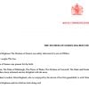 Communiqué officiel de la famille royale d'Angleterre annonçant la naissance du fils du prince Harry et de Meghan Markle, duc et duchesse de Sussex, le lundi 6 mai 2019.