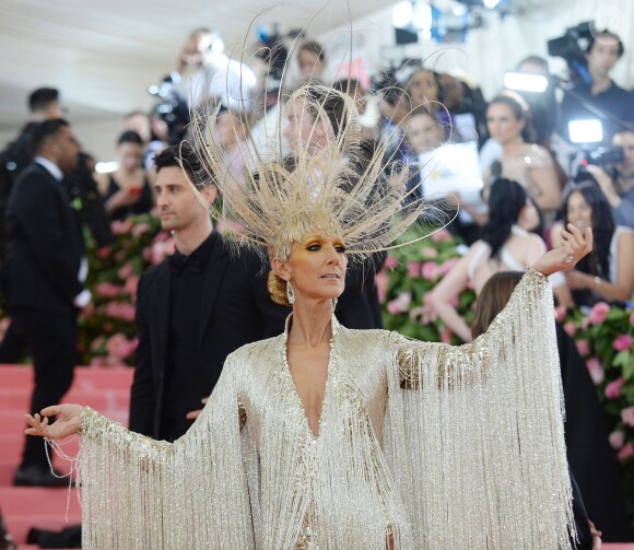 Celine Dion en Oscar de la Renta au 71e Met Gala du Costume Institute sur le thème "Camp: Notes on Fashion" au Metropolitan Museum of Art à New York, le 6 mai 2019.