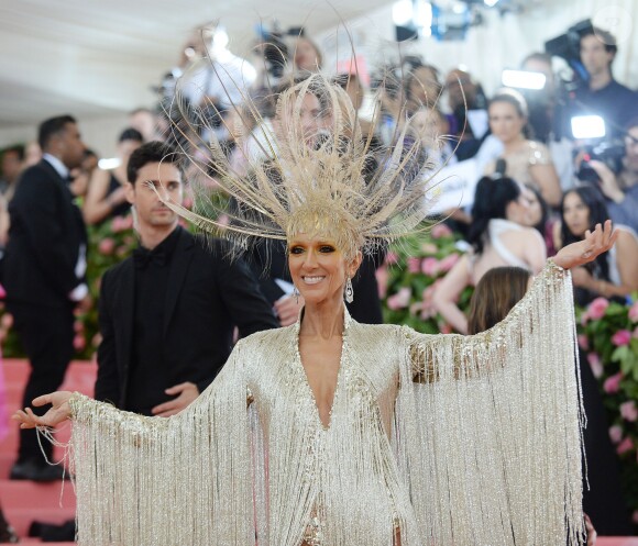 Celine Dion en Oscar de la Renta au 71e Met Gala du Costume Institute sur le thème "Camp: Notes on Fashion" au Metropolitan Museum of Art à New York, le 6 mai 2019.