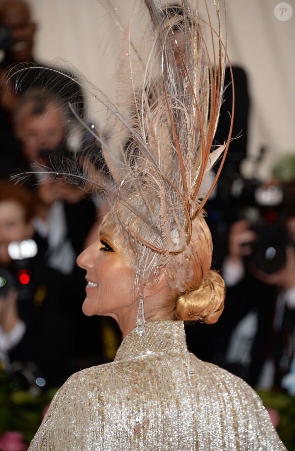 Celine Dion en Oscar de la Renta au 71e Met Gala du Costume Institute sur le thème "Camp: Notes on Fashion" au Metropolitan Museum of Art à New York, le 6 mai 2019.