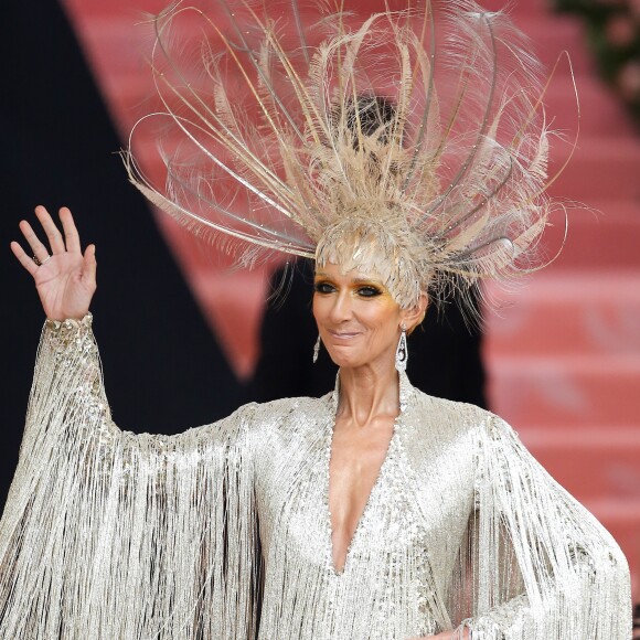 Celine Dion en Oscar de la Renta au 71e Met Gala du Costume Institute sur le thème "Camp: Notes on Fashion" au Metropolitan Museum of Art à New York, le 6 mai 2019. © Morgan Dessalles / Charles Guerin / Bestimage