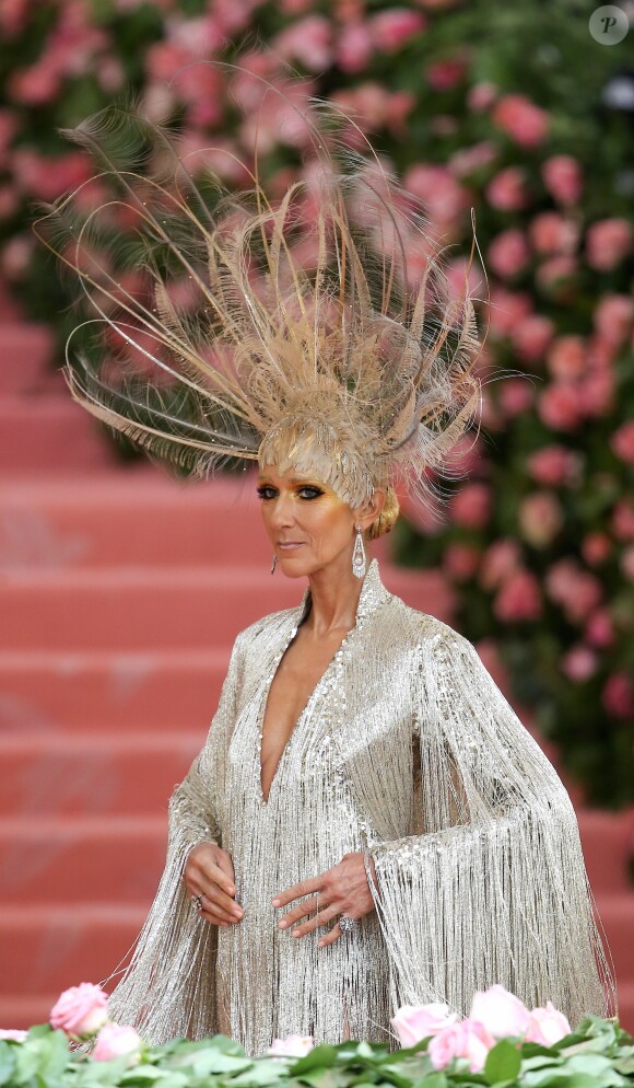 Celine Dion en Oscar de la Renta au 71e Met Gala du Costume Institute sur le thème "Camp: Notes on Fashion" au Metropolitan Museum of Art à New York, le 6 mai 2019. © Morgan Dessalles / Charles Guerin / Bestimage