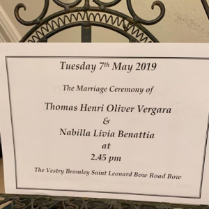 Nabilla et Thomas Vergara ont célébré leur mariage le 7 mai 2019 à Londres.