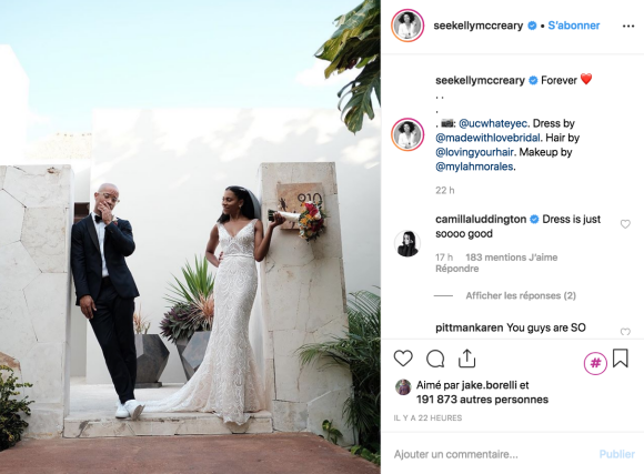 La star de "Grey's Anatomy" Kelly McCreary et le réalisateur Pete Catmon se sont mariés - mai 2019.