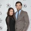 Giacomo Gianniotti et sa fiancée Nichole Gustafson au 30e gala annual My Friend's Place au Hollywood Palladium à Los Angeles, le 7 avril 2018.