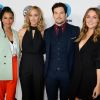 Kelly McCreary, Kim Raver, Giacomo Gianniotti et Camilla Luddingto lors du photocall du Press Tour des chaines Disney et ABC "TCA Winter Press Tour 2019" à l'hôtel The Langham Huntington à Pasadena, Los Angeles, Californie, Etats-Unis, le 5 février 2019.